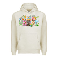 Oatmeal Heather Happy Easter Easter Day Premium Hoodie - CowGirlArtShop
