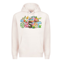 Pale Pink Happy Easter Easter Day Premium Hoodie - CowGirlArtShop