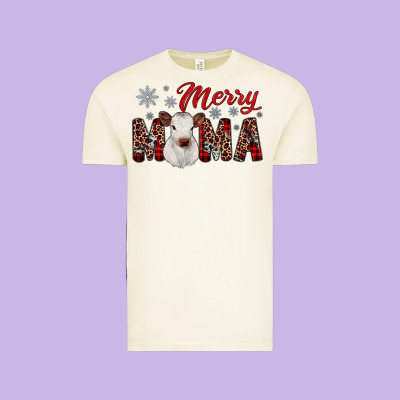 Merry Mama Vintage Tee Designed By Jahusdesignshop