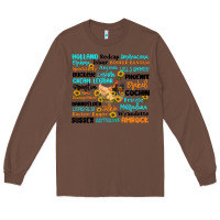 Chestnut chicken typography Long Sleeve Tee - Artiststas