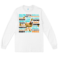 White chicken typography Long Sleeve Tee - Artiststas