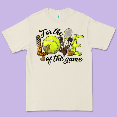 For The Love Of The Game Tennis Premium Tee Designed By Barkaloodesign