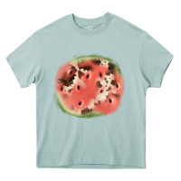 Arona watermelon cowhide patch3 Heavy Core Tee - JahusDesignShop