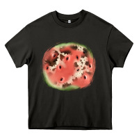 Asphalt watermelon cowhide patch3 Heavy Core Tee - JahusDesignShop