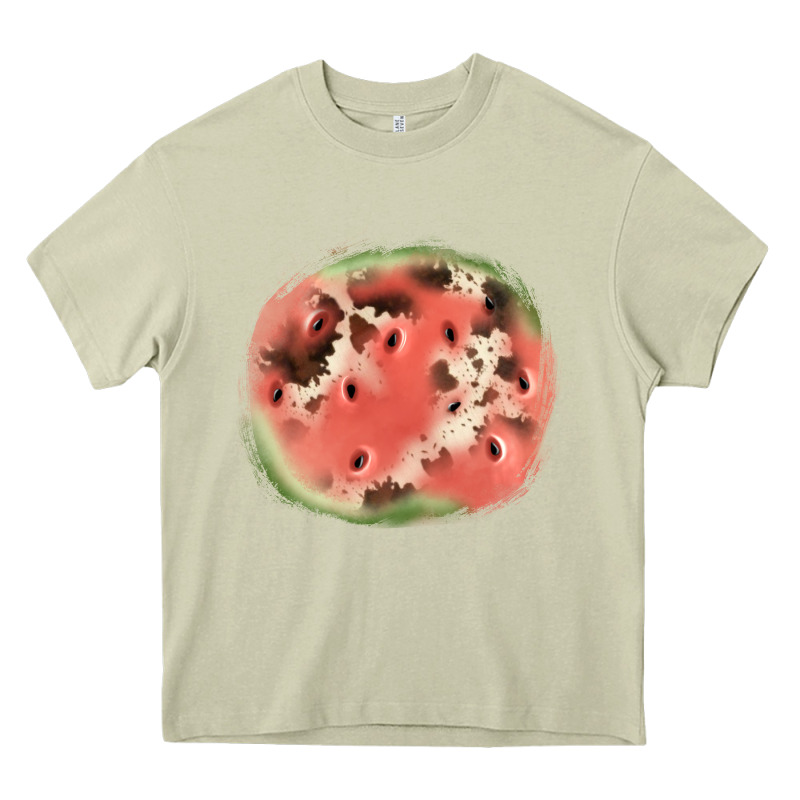 Watermelon Cowhide Patch3 Heavy Core Tee by JahusDesignShop | Teevron