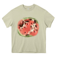 Mossy watermelon cowhide patch3 Heavy Core Tee - JahusDesignShop