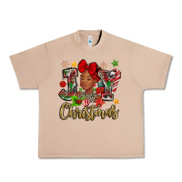 Burro christmas joy black woman Urban Heavy Tee - MaliasSmallBusiness
