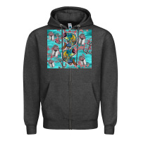 Charcoal Heather fish lures Zipper Hoodie - TumblerDesignByShophia