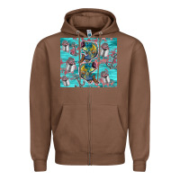 Chestnut fish lures Zipper Hoodie - TumblerDesignByShophia