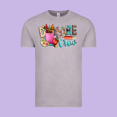 Daycare Crew Vintage Tee Designed By Nancycooperartshop