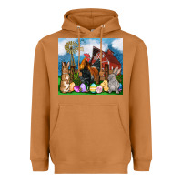 Meerkat Farm animals 20oz Heavyweight Hoodie - OliviaCreatesArt
