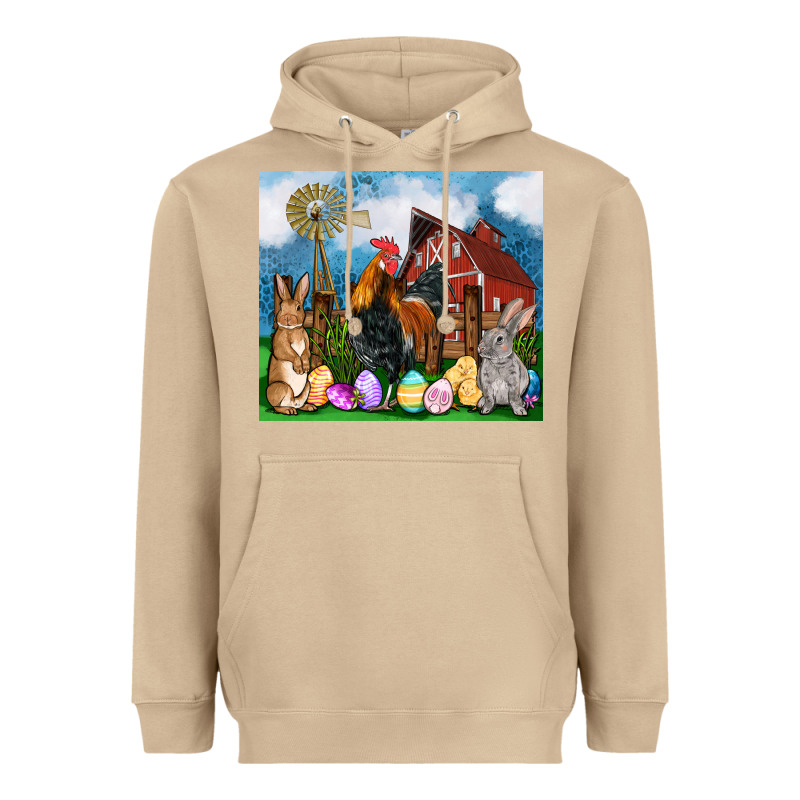 Farm Animals 20oz Heavyweight Hoodie by OliviaCreatesArt | Teevron