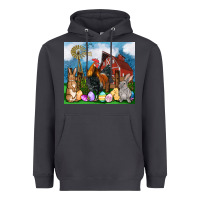 Smoke Farm animals 20oz Heavyweight Hoodie - OliviaCreatesArt