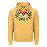 Vintage Mustard one merry para Vintage Hoodie - MaliasSmallBusiness