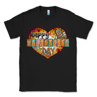 Black Happy Valentınes Day Classic Tee - CowhideDigitalArt