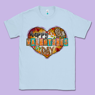 Happy Valentınes Day Classic Tee Designed By Cowhidedigitalart