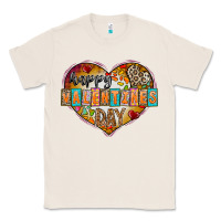 Natural Happy Valentınes Day Classic Tee - CowhideDigitalArt