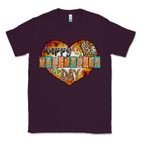 Plum Happy Valentınes Day Classic Tee - CowhideDigitalArt