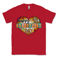 Red Happy Valentınes Day Classic Tee - CowhideDigitalArt