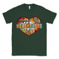 Sports Green Happy Valentınes Day Classic Tee - CowhideDigitalArt