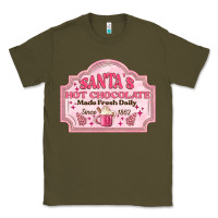 Army Green santas hot chocolate Classic Tee - MaliasSmallBusiness
