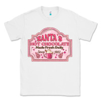 White santas hot chocolate Classic Tee - MaliasSmallBusiness