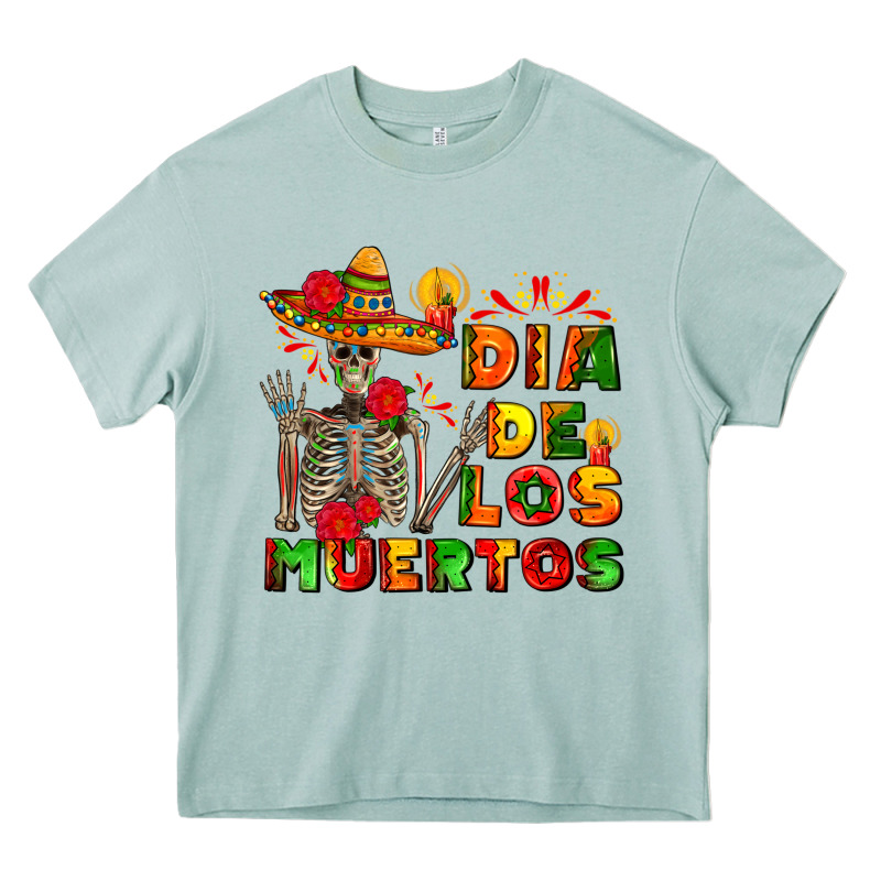 Dia De Los Muertos Heavy Core Tee by AdoDesignShop | Teevron