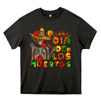 Asphalt dia de los muertos Heavy Core Tee - AdoDesignShop