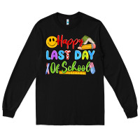 Black happy last day of school Long Sleeve Tee - Artiststas