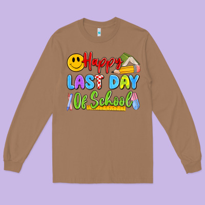 Happy Last Day Of School Long Sleeve Tee Designed By Artiststas