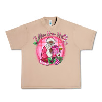 Burro ho ho ho pink black santa christmas Urban Heavy Tee - MaliasSmallBusiness