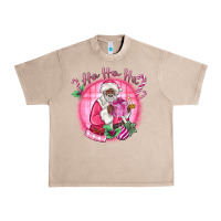 French Oak ho ho ho pink black santa christmas Urban Heavy Tee - MaliasSmallBusiness