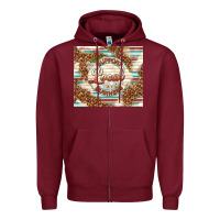 Burgundy support local business Zipper Hoodie - TumblerDesignByShophia