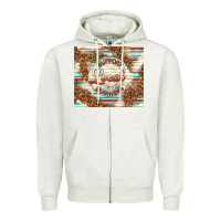 Oatmeal Heather support local business Zipper Hoodie - TumblerDesignByShophia