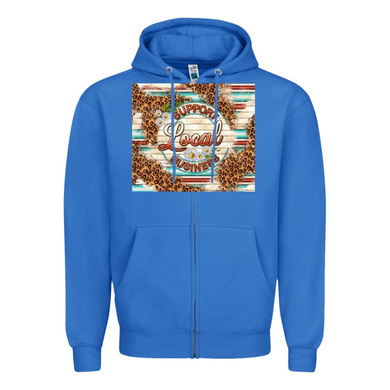 Support Local Business Zipper Hoodie by TumblerDesignByShophia | Teevron