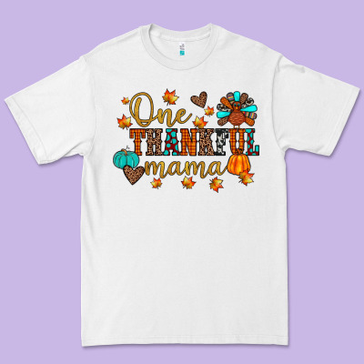 One Thankful Mama Premium Tee Designed By Jahusdesignshop