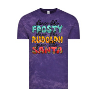 Cloud Purple dance like frosty shine like rudolph give like san Vintage Tee - MaliasSmallBusiness