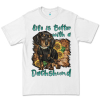 White life is better with a dachshund Premium Tee - BarkalooDesign