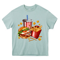 Arona hamburger potatoes and coke Heavy Core Tee - AdoDesignShop