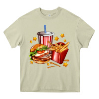 Mossy hamburger potatoes and coke Heavy Core Tee - AdoDesignShop