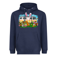 Navy Easter Day camper Heavyweight Hoodie - OliviaCreatesArt