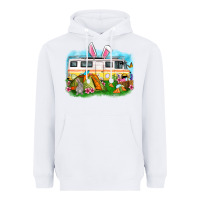 White Easter Day camper Heavyweight Hoodie - OliviaCreatesArt