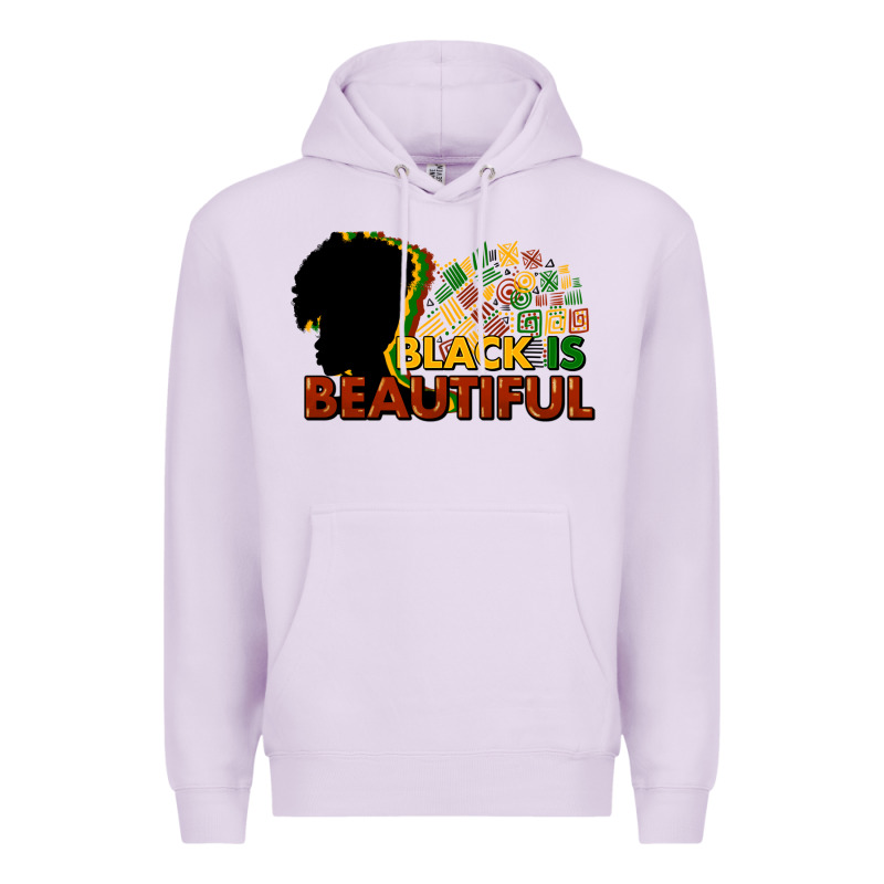 Black Is Beautiful Premium Hoodie by HowdyJamesFarm | Teevron