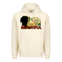 Sandshell Black is beautiful Premium Hoodie - HowdyJamesFarm