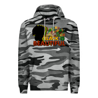 Slate Camo Black is beautiful Premium Hoodie - HowdyJamesFarm