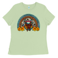 Matcha saddle sunflower horseshoe rainbow Ladies Tee - Artiststas
