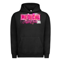 Pigment Black valentine medical assistant Urban Hoodie - CowhideDigitalArt