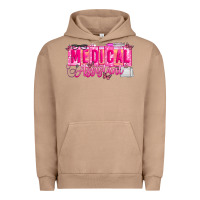 Pigment Burro valentine medical assistant Urban Hoodie - CowhideDigitalArt