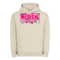 Pigment French Oak valentine medical assistant Urban Hoodie - CowhideDigitalArt