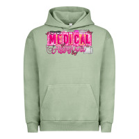 Pigment Oil Green valentine medical assistant Urban Hoodie - CowhideDigitalArt